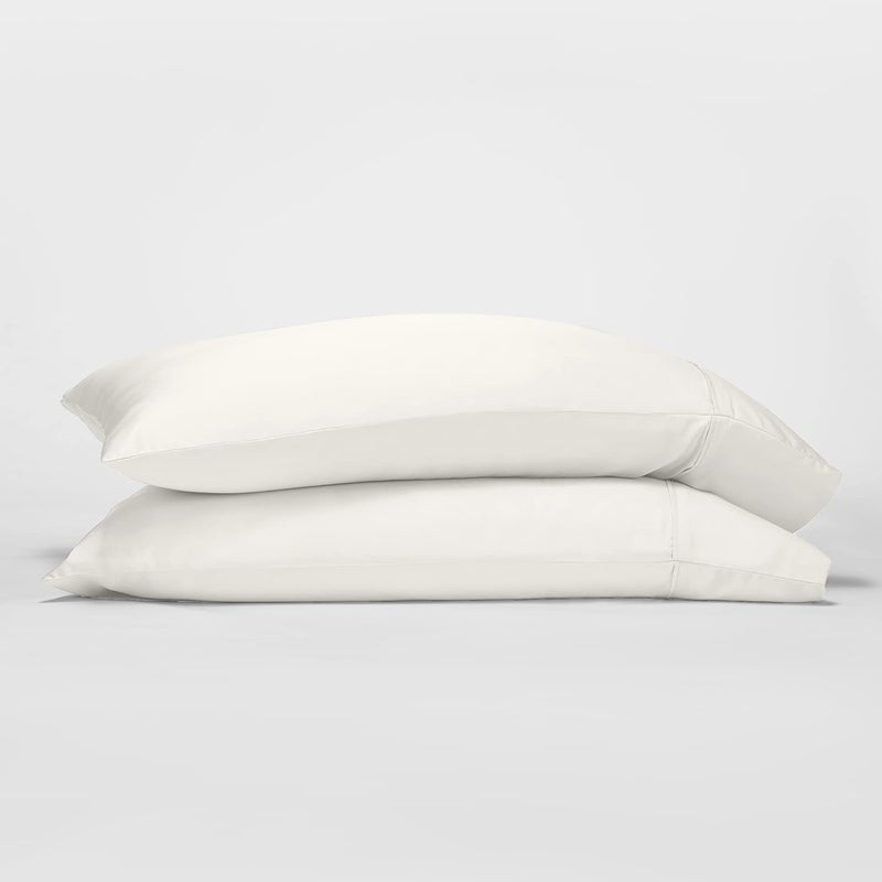 GOKOTTA Envelope Pillow Cases Queen Size 2 Pack  100% Rayon Made from Bamboo Cooling Pillowcases Soft and Silky for Hair and Face (20""*30"") - Image 1