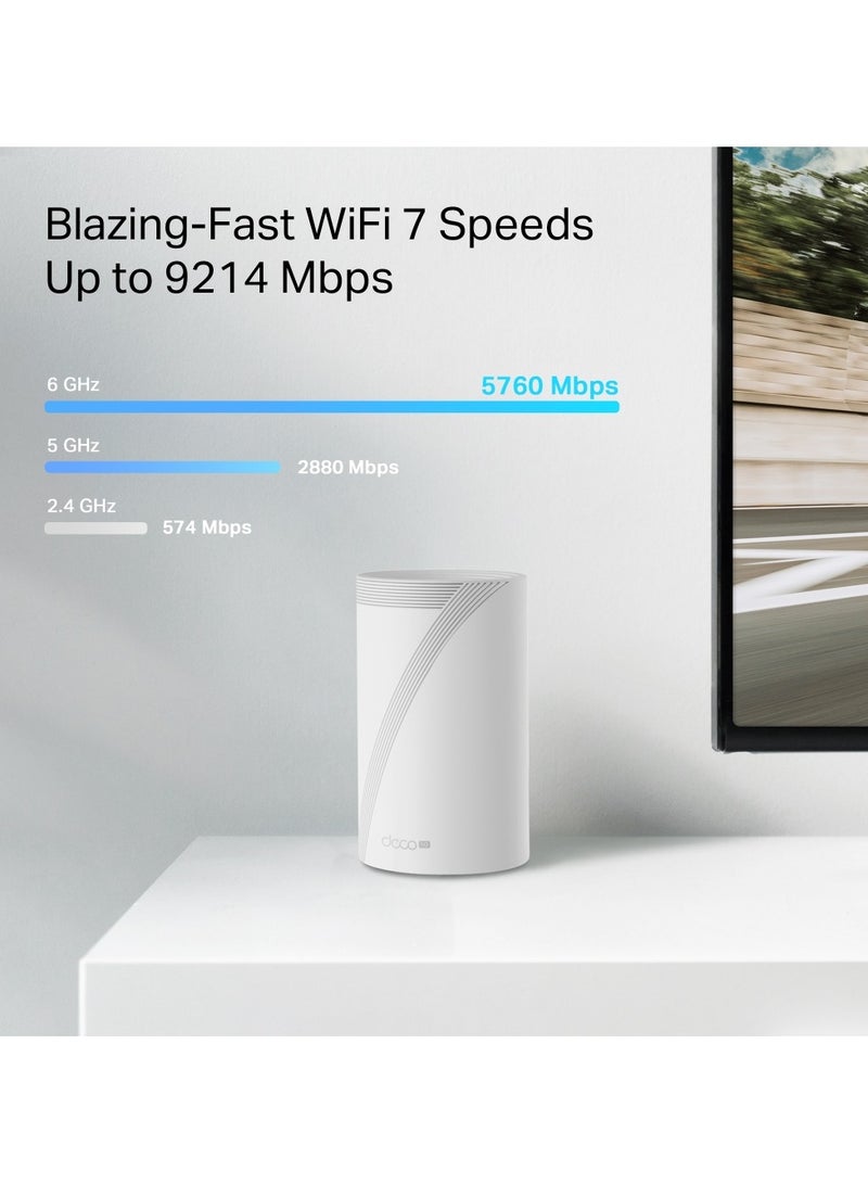 TP-LINK Deco BE65 5G BE9300 Tri-Band Whole Home Mesh Wi-Fi 7 System White - Image 5