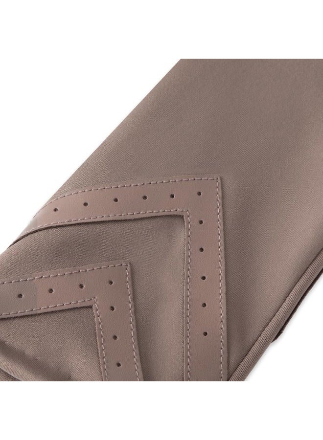 Isotoner Womens Water Repellent Stretch Sapndex Chevron Touchscreen Gloves, Deep Taupe, S/M - Image 3