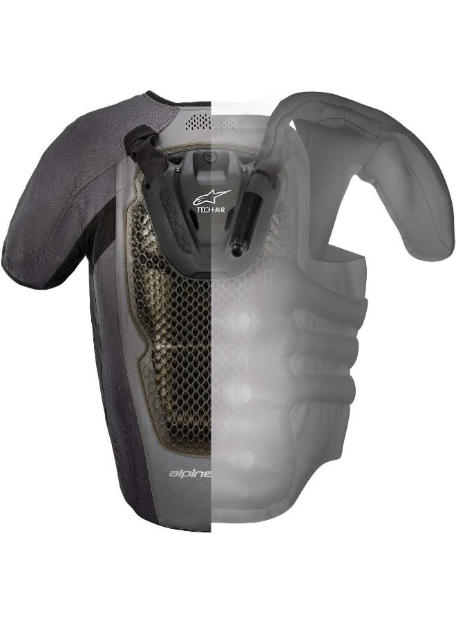 Alpinestars - Alpinestars Vests Descender V10 Motorcycle Clothing, Black, Xs-M Men'S, Black, S-L - Image 1