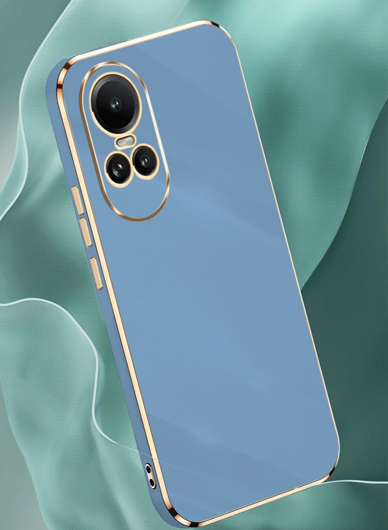 Compatible with OPPO Reno10 Pro Case Cover Silicone with Camera Protection | Raised Edges | Super Soft-Touch | Shockproof for Women Men Anti-Scratch Ultra Thin Plating Electroplate Soft Case - Image 2
