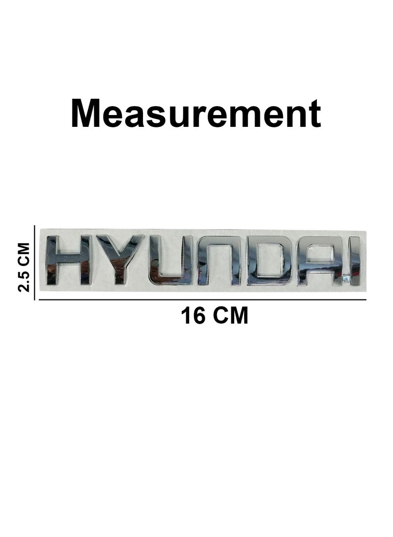 هيونداي شعار شبكة السيارة المعدني عالي الجودة، شعار هيونداي المثالي لأي مركبة - Image 5