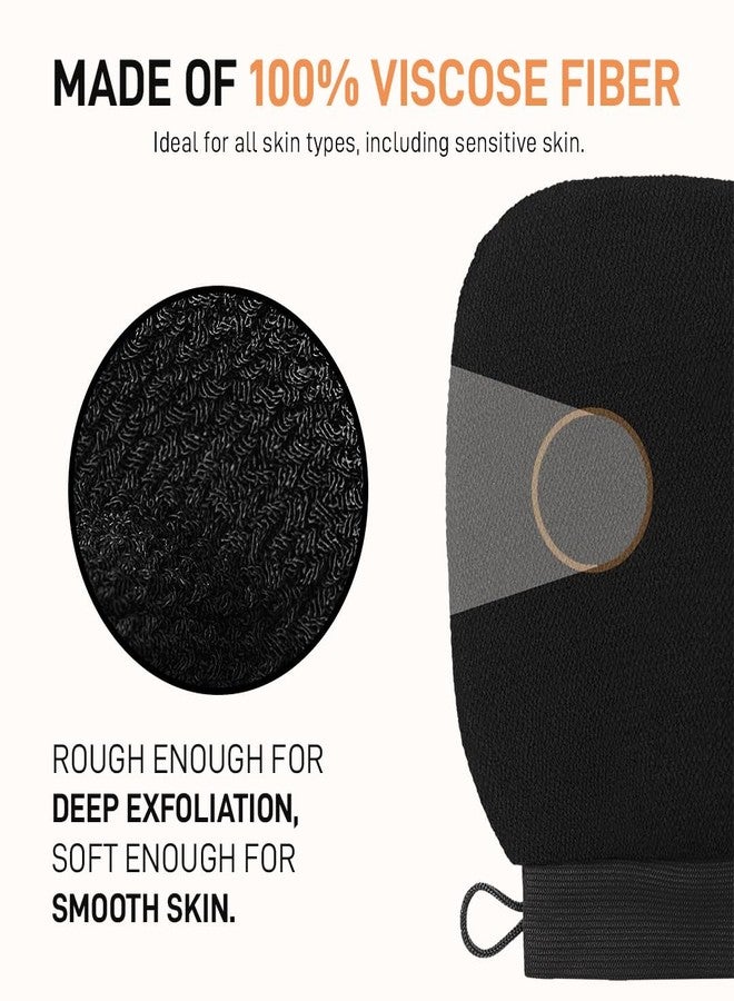 Multibrite Reusable Skin Exfoliating Gloves for All Skin Types, Anti-Bacterial, Deep Exfoliation, Smooths and Brightens Skin, Removes Dead Cells, Perfect Fit, Increases Circulation, Radiant Glow Ideal for Sensitive Skin - Image 3