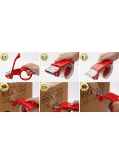 N M Z N M Z Hand Tape Dispenser Packing Boxes Roll Roller Tape Cutter (2.75 inch)  - Image 5