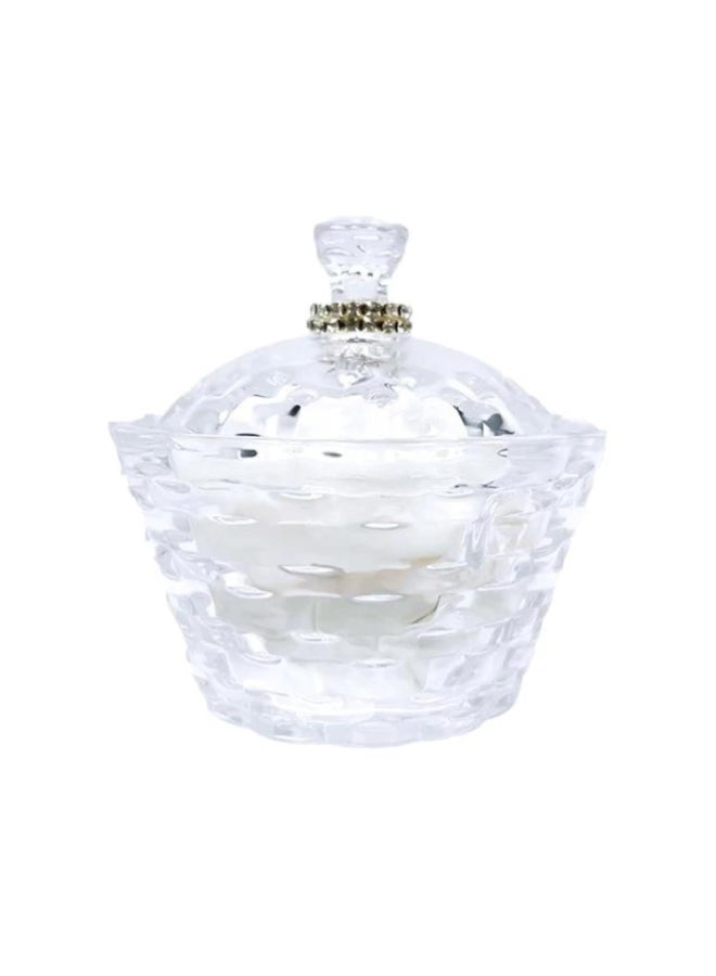 Lady Primrose Tryst Footed Powder Jar with Dusting Silk - Image 2
