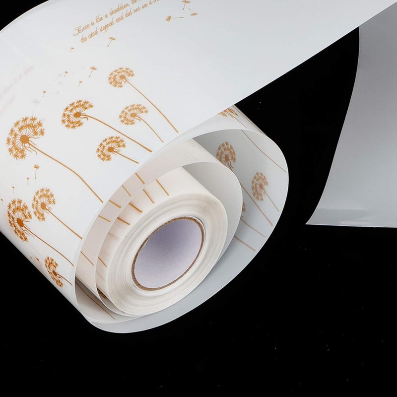 comfrt 2Pcs Cake Collar, Mousse Cake Acetate Sheets Roll for Baking Chocolate Mousse Cake Decorating Tool, 0.08 x 10meter / 0.3 x 32.8ft(A) - Image 5