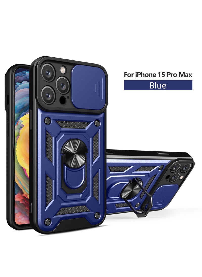 URBBKING - Protective Case Cover For Apple iphone 15 Pro Max 5G Blue - Image 1