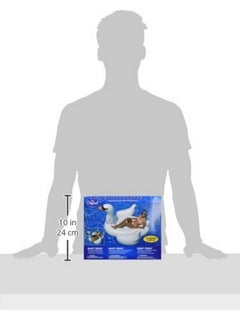 Swimline Original 90621 Giant Inflatable Swan Pool Float Floatie Ride-On Lounge W/ Stable Legs Wings Large Rideable Blow Up Summer Beach Swimming Party Lounge Big Raft Tube Decoration Toys Kids Adults  - Image 3