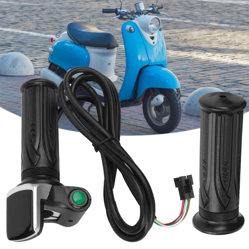 LCD Electric Quantity Display with Switch EBike Speed Governing Throttle Grip 6 Cores(48V ) - Image 3
