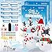 EOBOH 24 Pack Build a Snowman Kit Christmas DIY Snowman Crafts for Kids Bulk Snowman Kit Winter Decorations Indoor Creative Kids Air Dry Clay Modeling Crafts Kit for Christmas Gifts Favor Supplies - Image 2