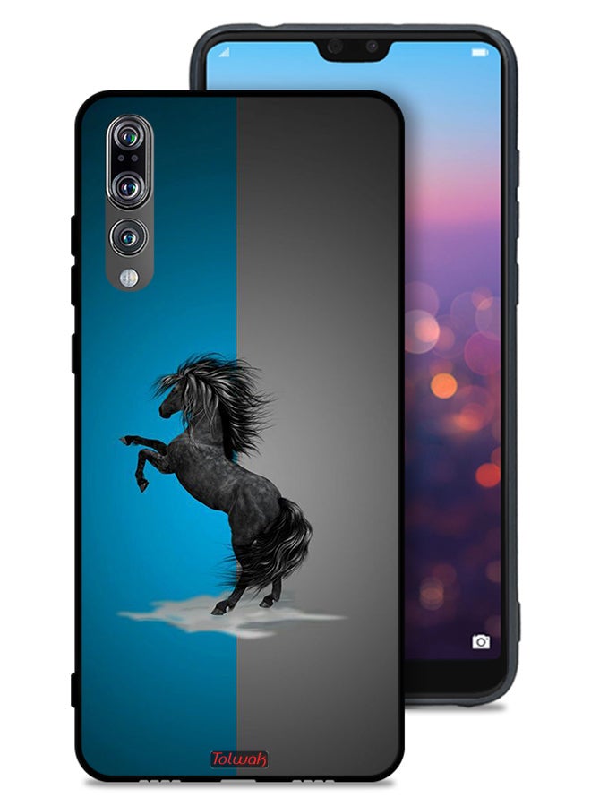 Tolwak Huawei P20 Pro Protective Case Cover Horse Art - Image 1