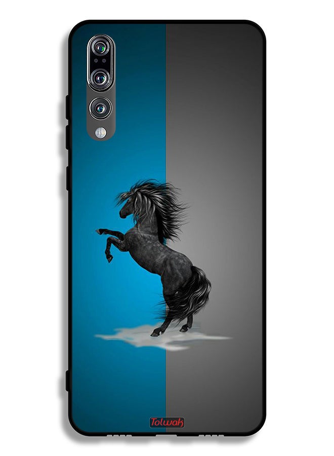 Tolwak Huawei P20 Pro Protective Case Cover Horse Art - Image 2