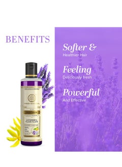 Khadi Natural Khadi Natural Lavender and Ylang Ylang Herbal Body Wash Gently cleanses and nourishes Body wash that relax senses Floral fragrance Suitable for All Skin Types 210ml  - Image 2
