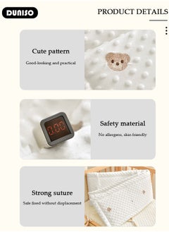 DUNISO Cot Bumper, Crib Bumper, Breathable Mesh Cot Liner, Crib Rail Cover, Baby Boys Girls Nursery Breathable Crib Bed Liner Bumper Baby Crib Rail Cover Protector Guard Padded Cot Rail Wrap for Side Front Rails  - Image 2