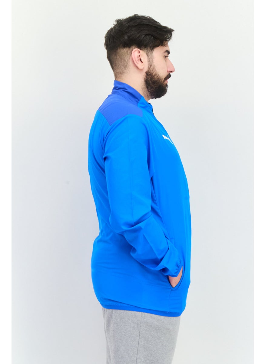 PUMA Men Sportswear Fit Colorblock Outdoor Jacket, Electric Blue  - Image 2
