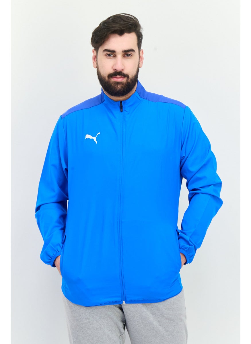 PUMA Men Sportswear Fit Colorblock Outdoor Jacket, Electric Blue  - Image 1