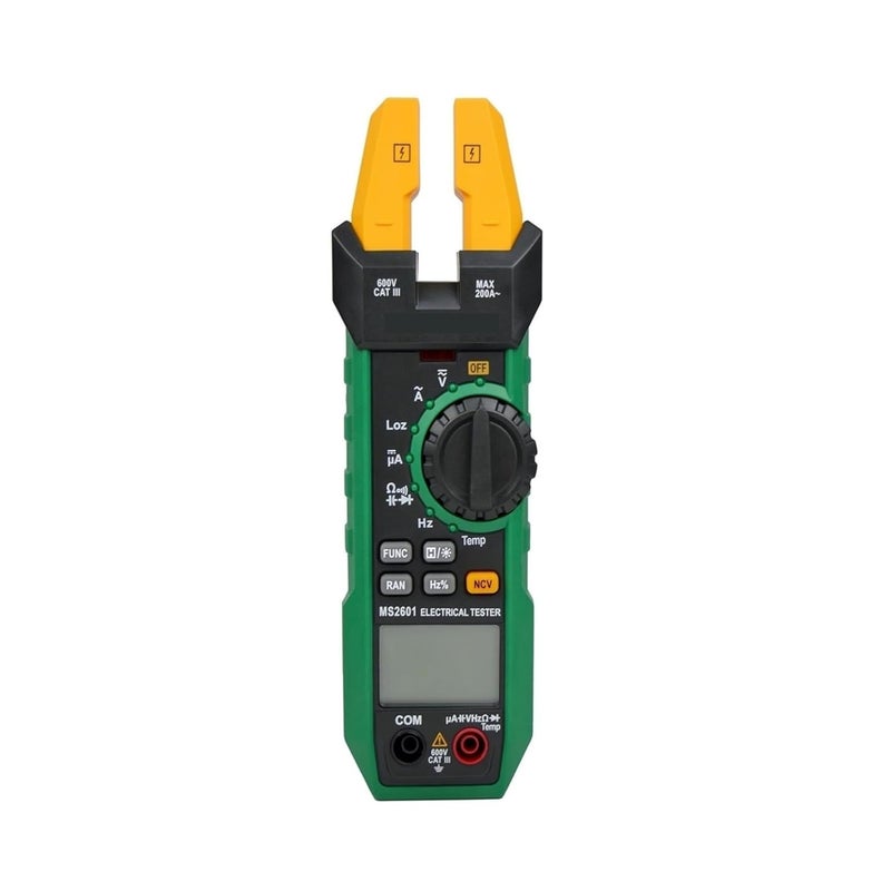MS2601 Digital Multimeter AC DC Voltage Tester Temperature Frequency Duty Cycle CAT III 600V - Image 2
