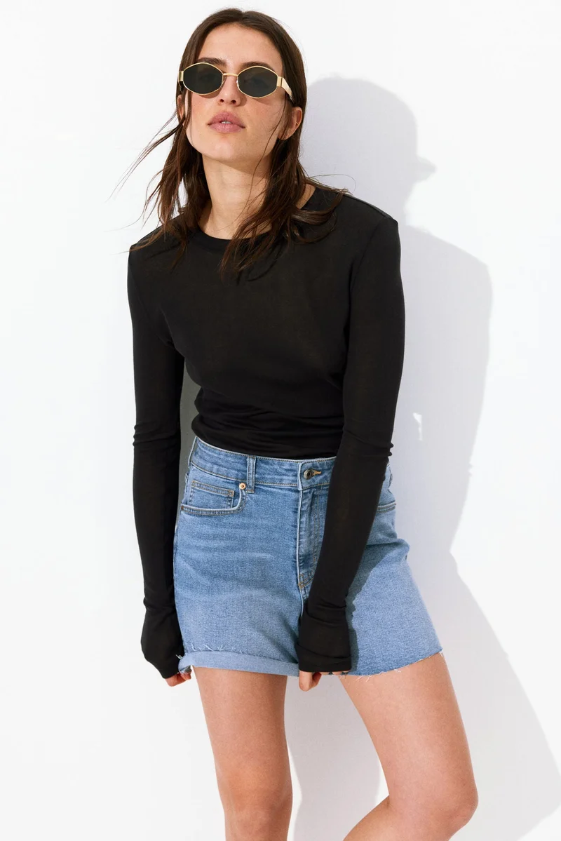 H&M Skinny High Denim shorts