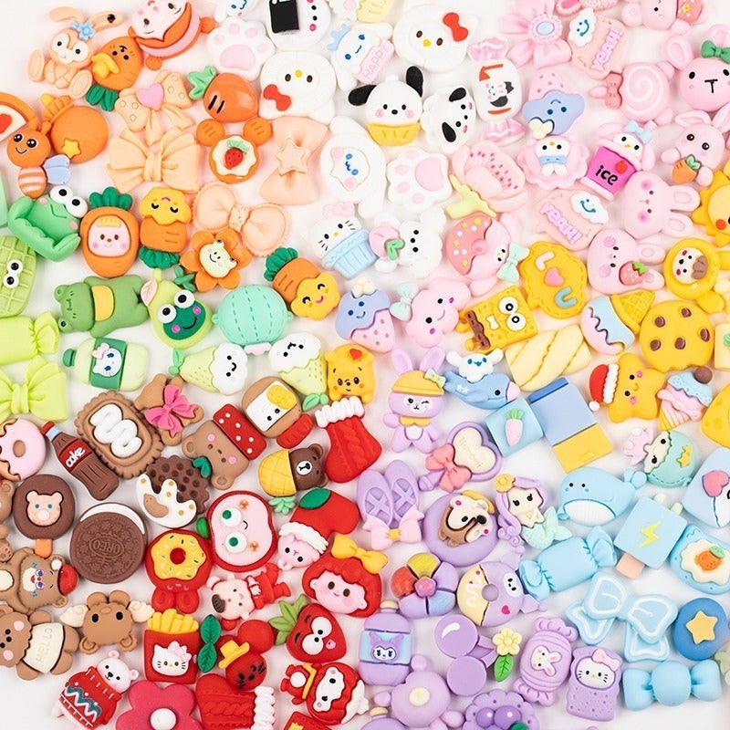 Cartoon Resin Craft Accessories Mixed Colors - Image 4