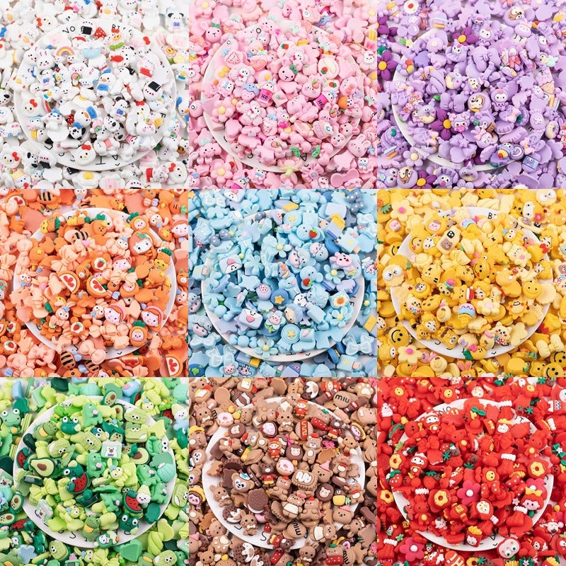 Cartoon Resin Craft Accessories Mixed Colors - Image 1
