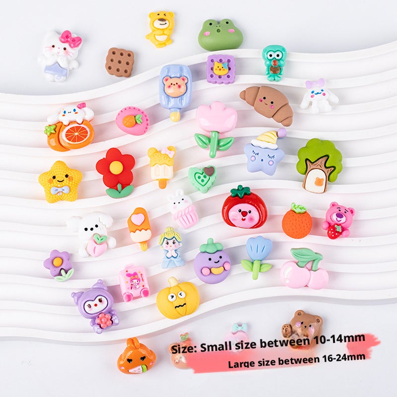 Cartoon Resin Craft Accessories Mixed Colors - Image 2
