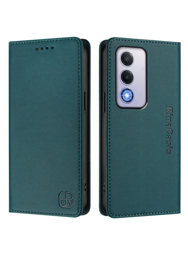 S-TOP Case For OPPO A80 5G EU / K12x 5G RC01 Dual-Folded Magnetic Suction RFID Leather Phone Case - Image 2