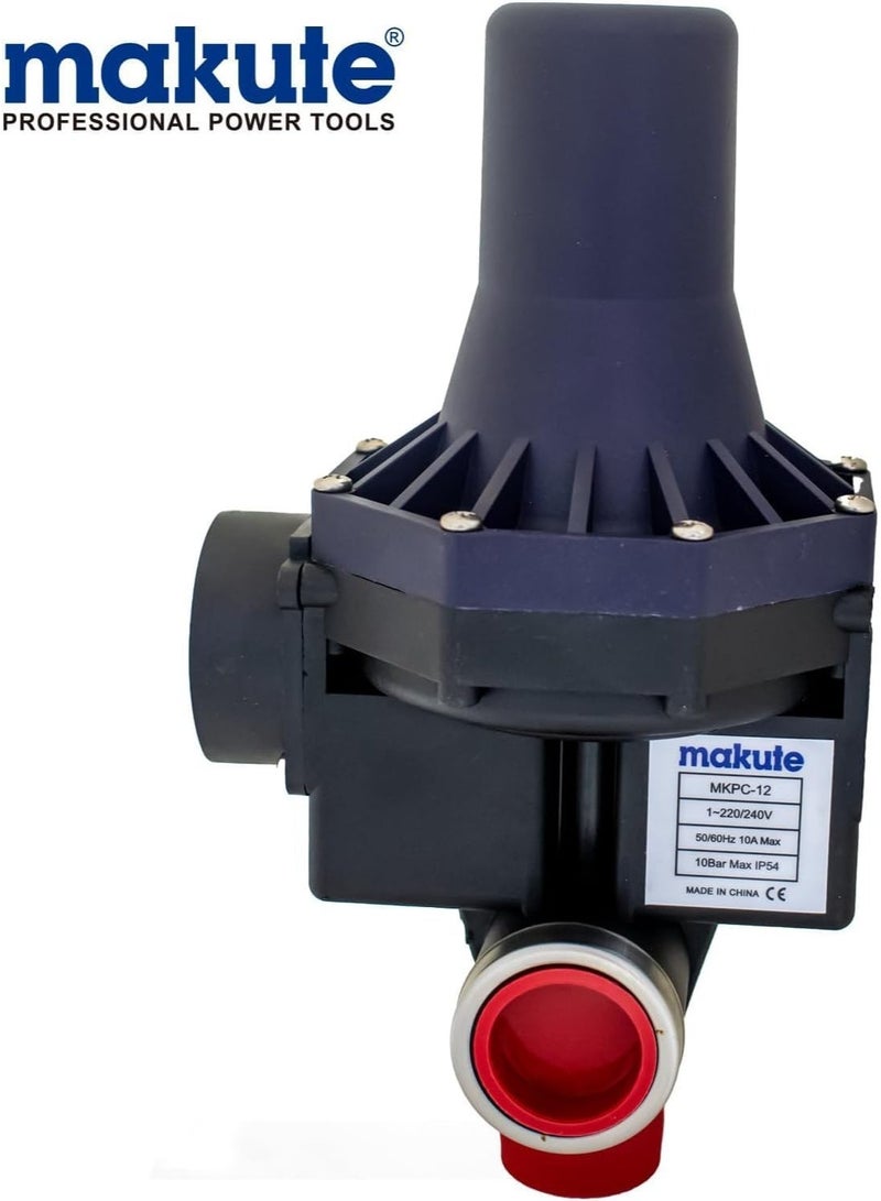 makute Automatic Water Pump Controller Switch 220-240V with Dry Run Protection, Electronic Pressure Control, IP54 Waterproof, 1 Inch Inlet Outlet for Home Industrial Use MKPC-12 - Image 3