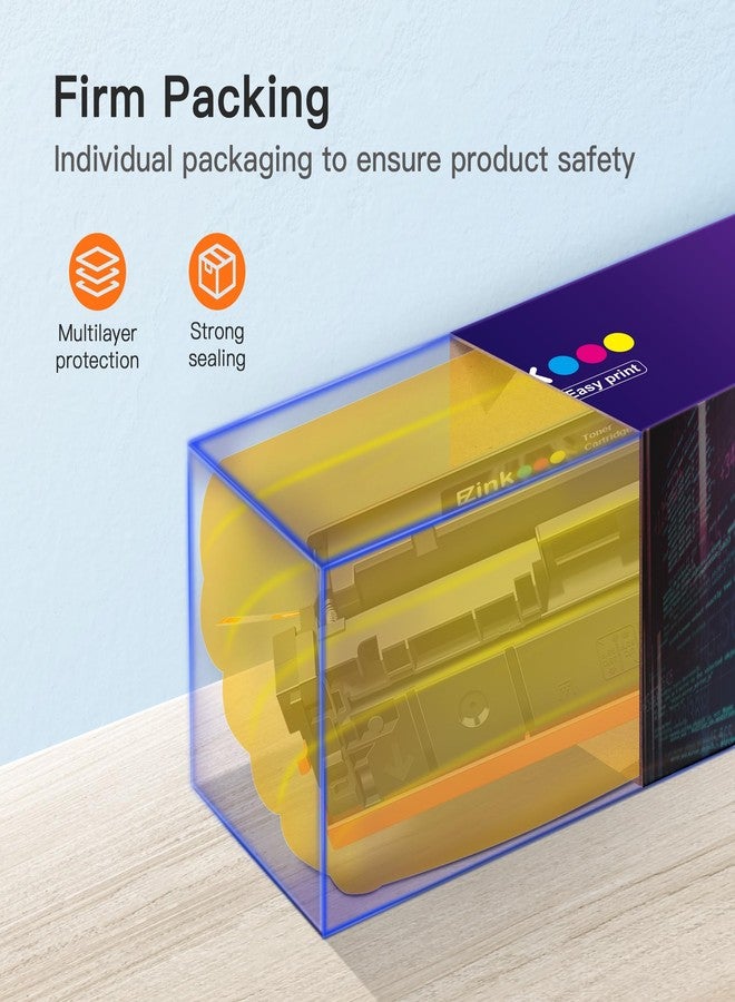 E-Z Ink Compatible Toner Cartridge Replacement for HP 410X 410A CF410X CF411X CF412X CF413X to use with Color Laserjet Pro MFP M477fdw M477fdn M477fnw Pro M452dn M452nw M452dw Toner Ink (4 Pack) - Image 5