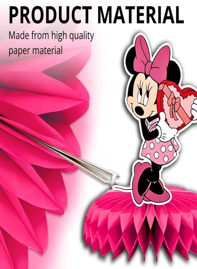 BOGAZNET 12PCS Double Sided Table Decorations Centerpieces Cartoon Centerpieces Honeycomb Centerpieces for Party Decorations Centerpieces for Tables Birthday Party Supplies - Image 3