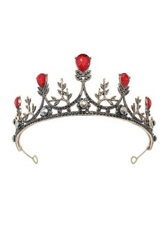 Baroque Queen Tiara Retro Rhinestone Wedding Bridal Crown Princess Jeweled Hair Accessories For Women (Red) - pzsku/Z6AC9FEAE5465DC7F4D26Z/45/_/1688972647/3b83a90f-d500-432d-bff5-e7aff8ca692a