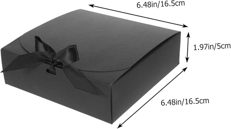 Thickened Kraft Paper Boxes with Flip Lids 10Pcs Durable Dessert Packaging for Weddings Parties - Image 3