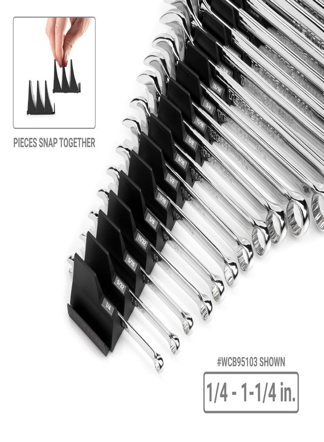 TEKTON Combination Wrench Set with Modular Organizers, 11-Piece (1/4-3/4 in.) | WCB95101 - Image 4