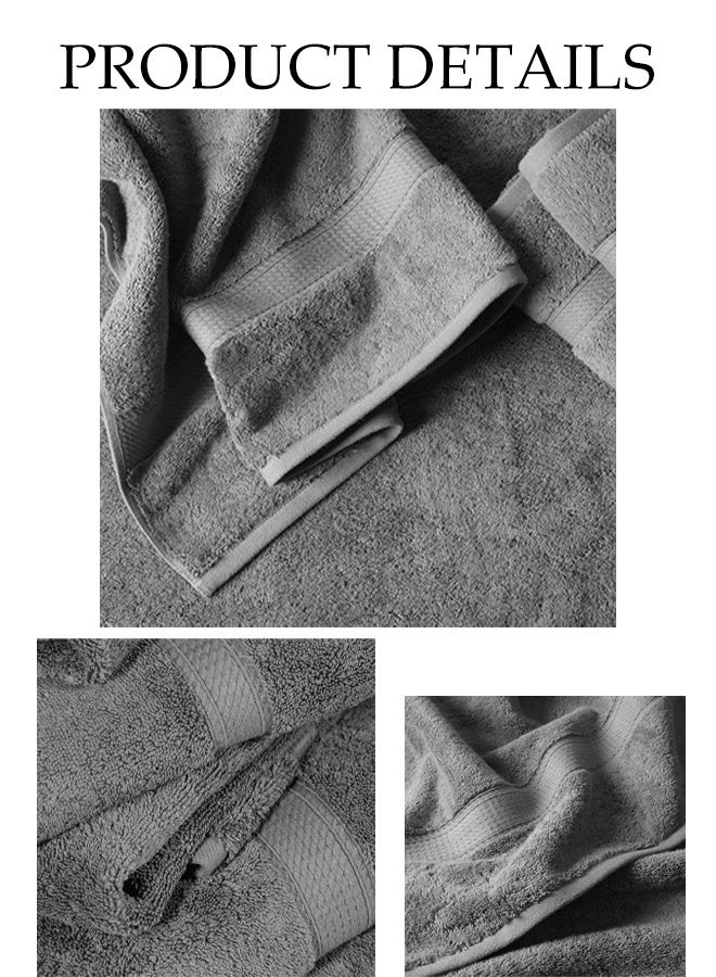 Bath Towel (70x140cm) - Premium 100 % Combed Cotton Large Towel, Highly Absorbent, Quick Dry, Thick Soft Hotel Quality Bathroom Towels for Bathroom, Spa And Hotel ﻿ - Image 5