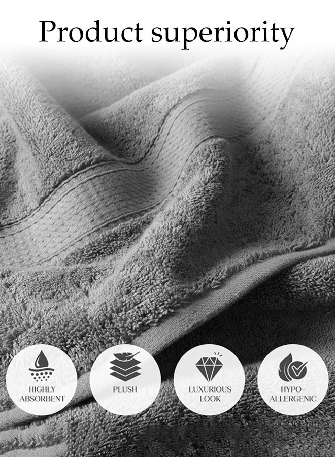 Bath Towel (70x140cm) - Premium 100 % Combed Cotton Large Towel, Highly Absorbent, Quick Dry, Thick Soft Hotel Quality Bathroom Towels for Bathroom, Spa And Hotel ﻿ - Image 4