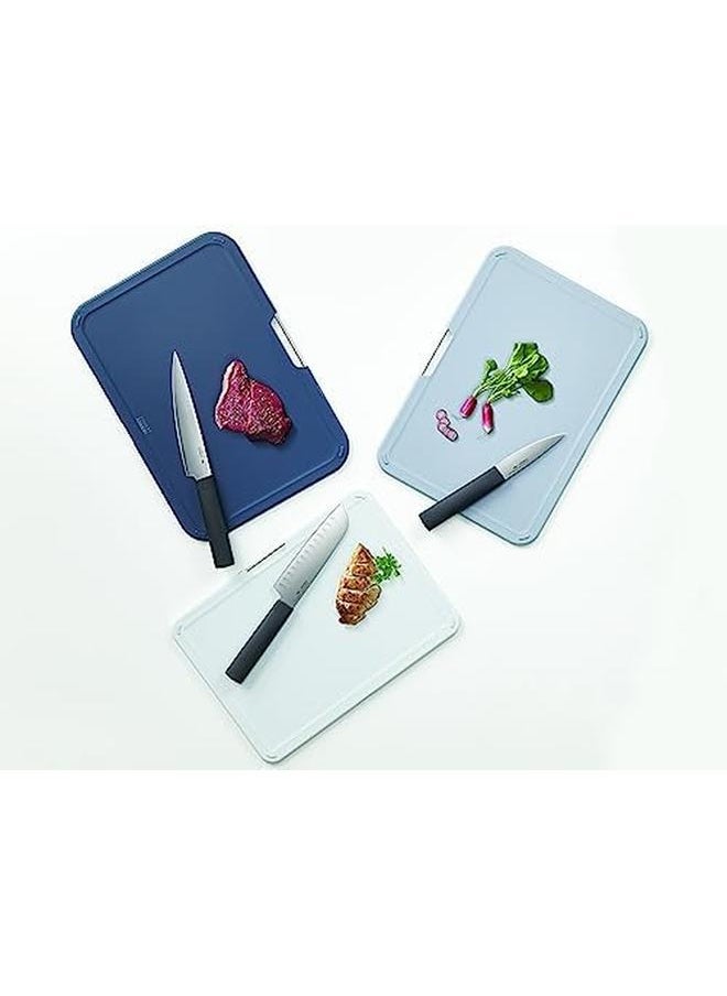 Nest Plus Knife And Cutting Board Set Silver 6 Piece One Size 60194