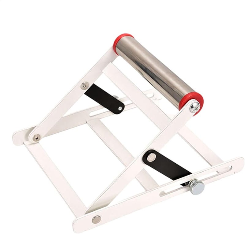 Foldable Height Adjustable Table Saw Stand Stainless Steel Support Rack for Woodworking - Image 2