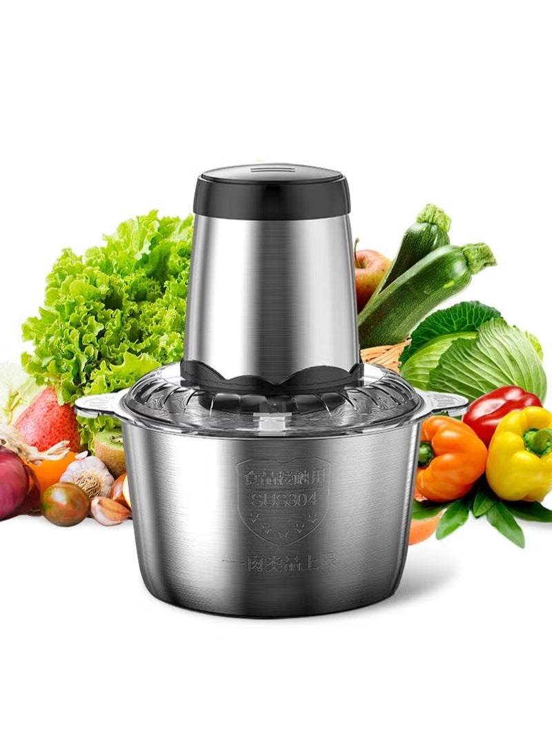 Electric Chopper 3L Meat Grinder 2 Speed Adjustable Food Chopper for Vegetables and Meat Multipurpose Mincer with Double layer 4-blade blade 300W - pzsku/Z6ACA5ABE8B9ACE5D8B63Z/45/_/1734159434/d062dd10-d604-4a68-bcd2-61add66a5647