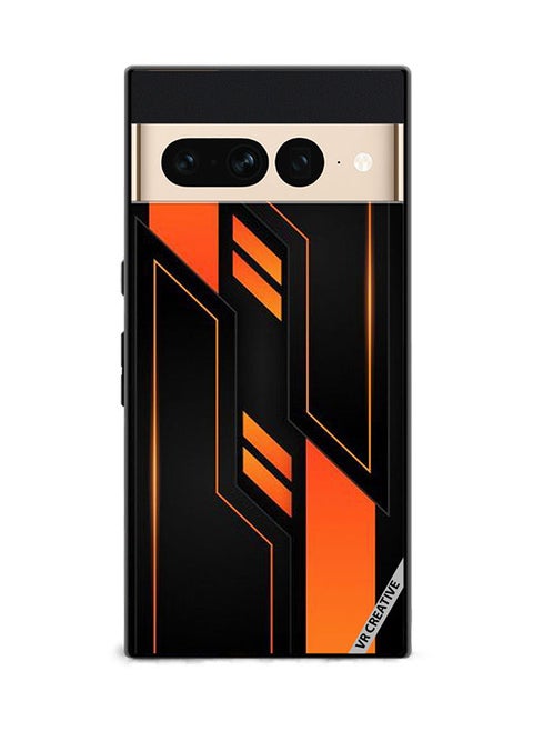Protective Case Cover For Google Pixel 7 Pro Layer Design Multicolour