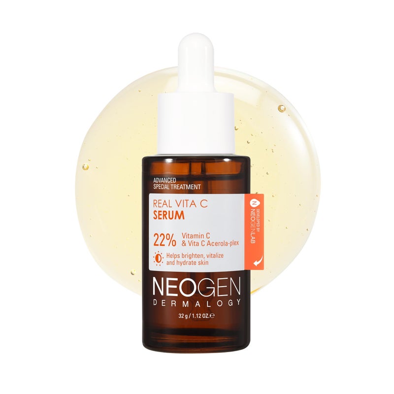 DERMALOGY by NEOGENLAB DERMALOGY by NEOGEN Real Vita C Serum, Hydrating Vitalizing Facial Serum with 22% Vitamin C, Even Skin Tone, Dark Spot Serum, Korean Skin Care (32g/ 1.12 oz) - Image 1