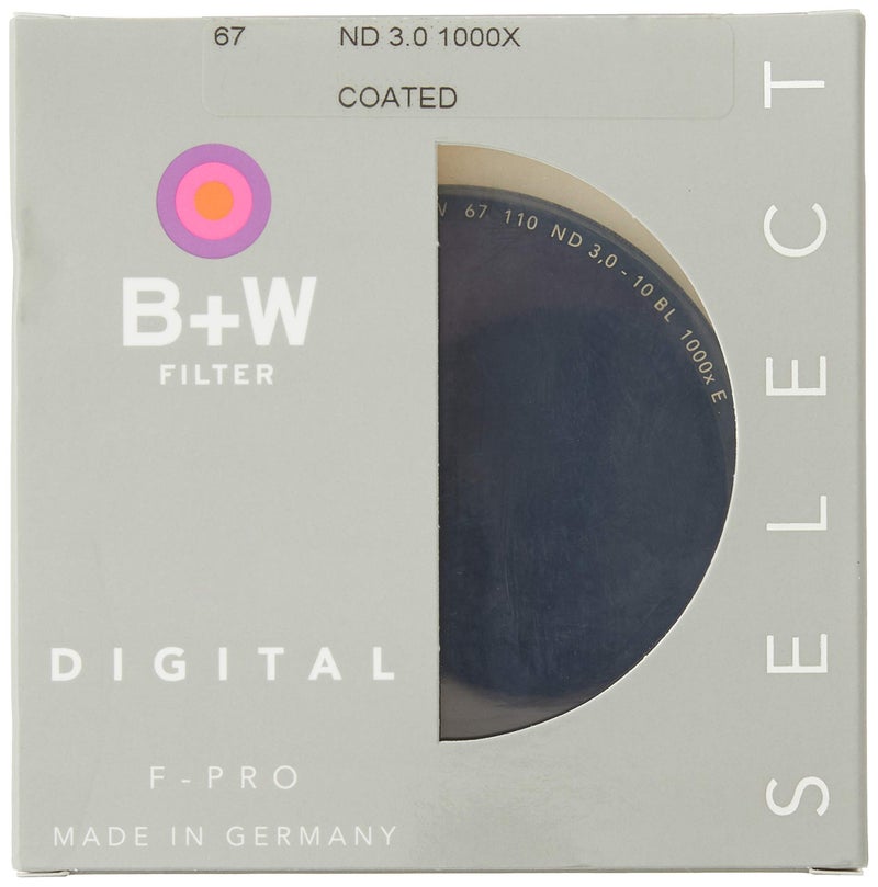 BW B+W 67mm ND 3.0-1,000X with Single Coating (110) - Image 2