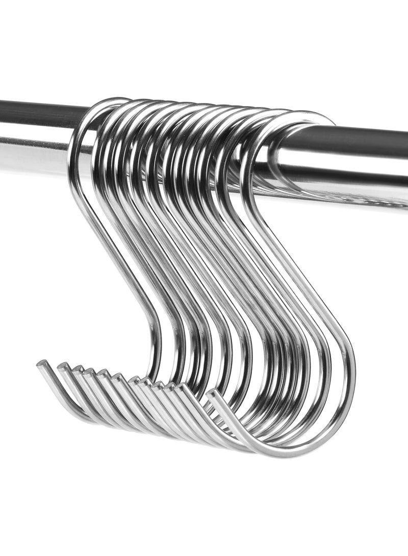 هابي هوم 20 قطعة من خطافات التعليق على شكل حرف S لأدوات المطبخ والاواني وورش العمل والاواني والملابس والحقائب ومناشف الحمام والحديقة والنباتات - Image 1