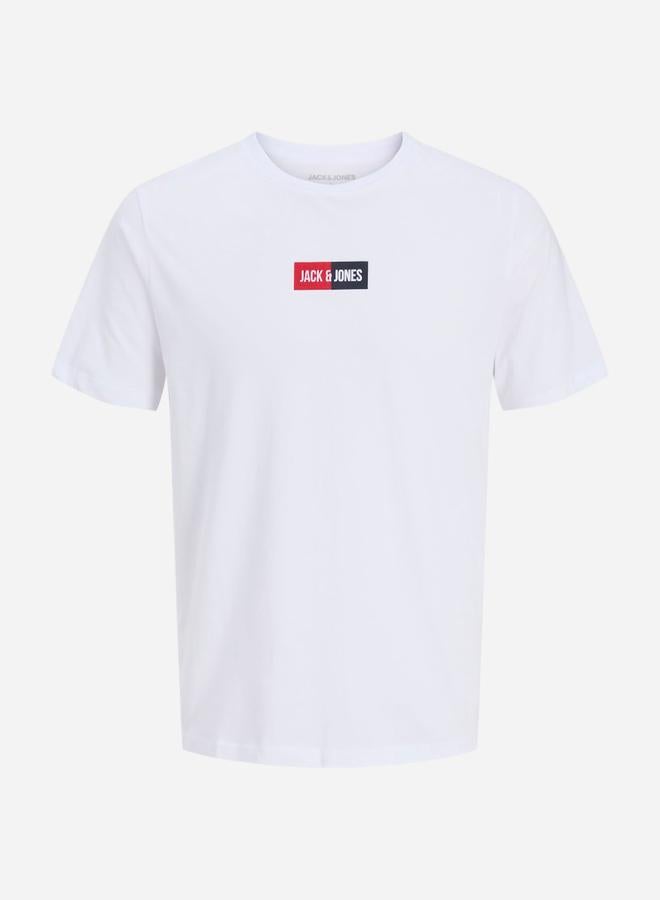 تيشيرت بقصة عادية وياقة دائرية