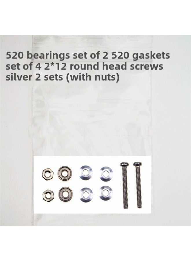 Self-made Four-wheel Drive Accessories Four-wheel Drive 13mm /19mm Guide Wheel Accessories Package Set Price-Color:True Color 
