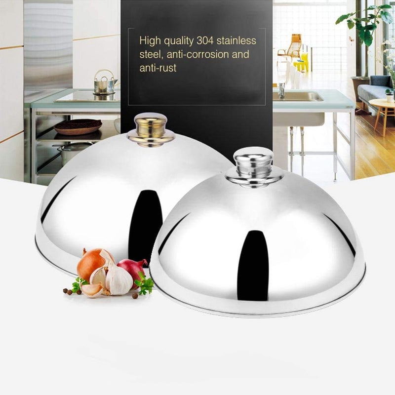 Stainless Steel Basting Dome Cover For Melting Cheese And Steak Kitchen Use Assorted Color - Image 5
