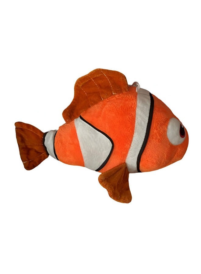 Tickles Nemo Fish Soft Stuffed Plush Sea Animal Toy for Kids Boys & Girls Birthday Gifts (Color: Orange & White Size: 35 cm) - Image 3