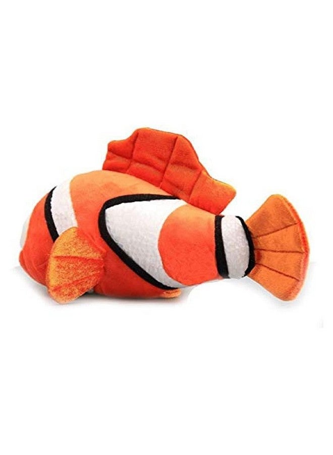 Tickles Nemo Fish Soft Stuffed Plush Sea Animal Toy for Kids Boys & Girls Birthday Gifts (Color: Orange & White Size: 35 cm) - Image 4