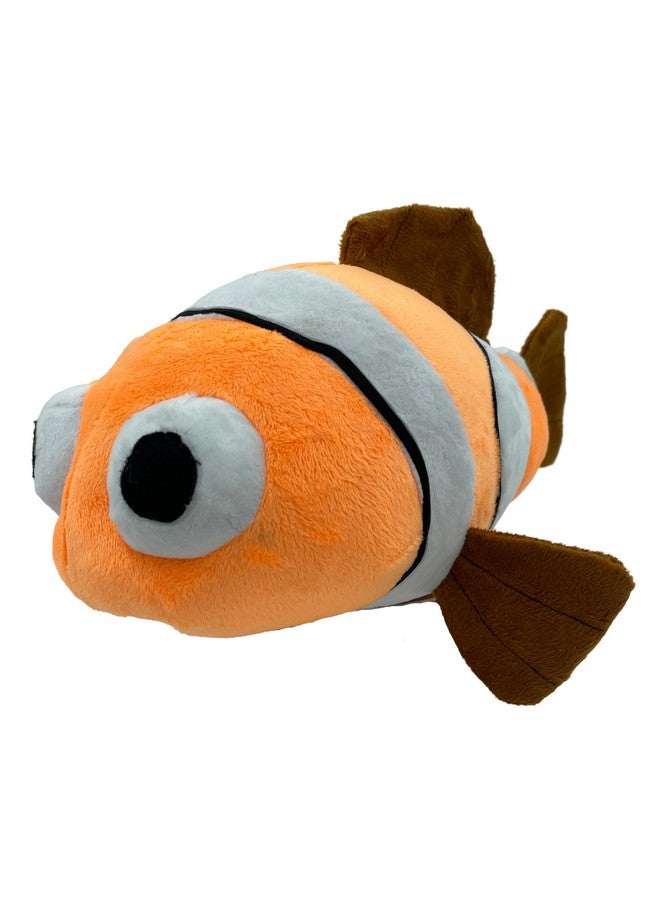 Tickles Nemo Fish Soft Stuffed Plush Sea Animal Toy for Kids Boys & Girls Birthday Gifts (Color: Orange & White Size: 35 cm) - Image 5