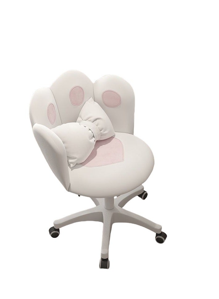 Tanwer Computer chair, female bedroom, student dormitory desk, study chair, writing chair, comfortable sitting chair, backrest, makeup swivel chair - Image 1