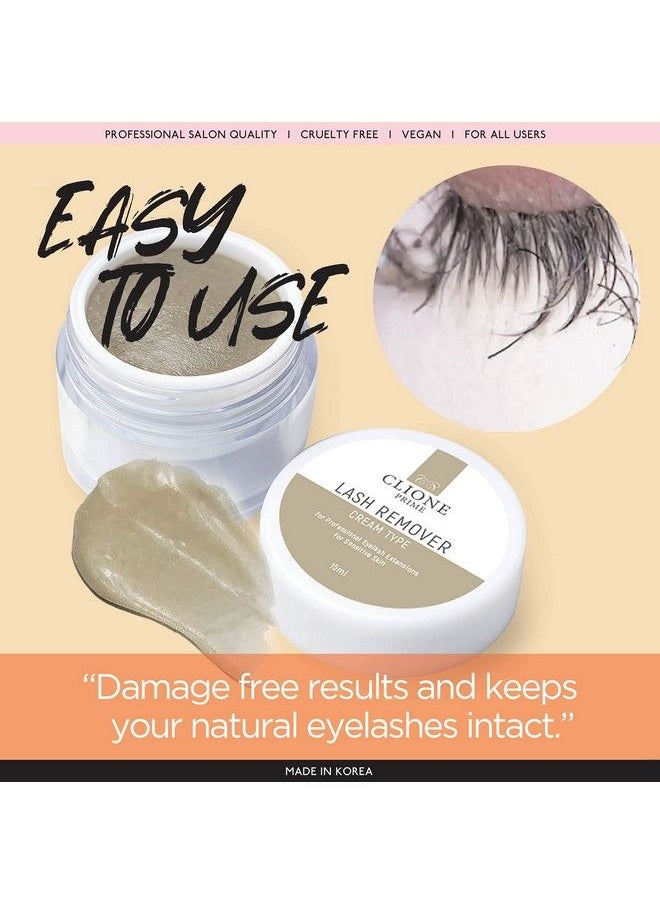 CLIONE PRIME - Eyelash Extension Remover Cream 15Gm No Eyelids Burningirritation Formaldehydefree Unscented - Image 1