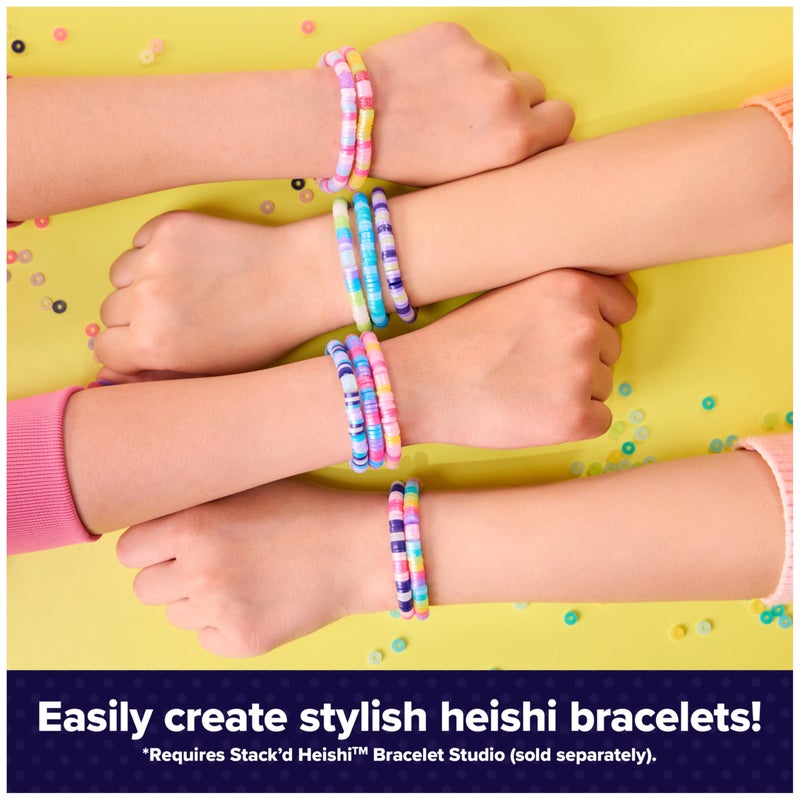 Cool Maker, Stackâ€™d Heishi Expansion Pack Bead Kit, Bracelet Making Kit with Over 1300 Beads for Bracelets, Makes 15, Arts and Crafts Kids Toys for Girls Ages 7 and up - Image 2